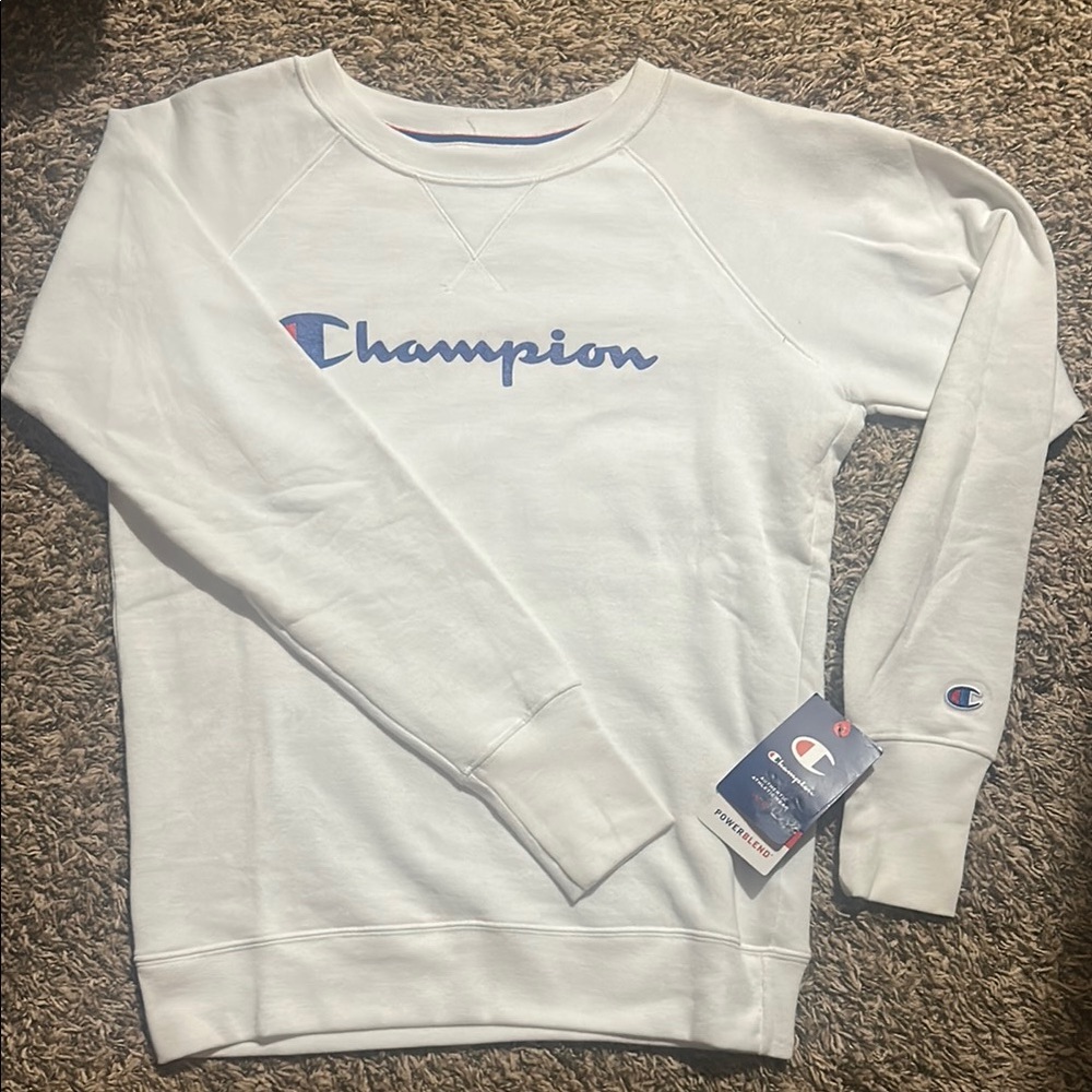 Champion White Sweatshirt